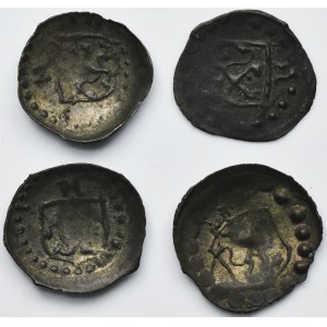 Set, Germany, Schüsselpfennig from the 16th century (4 pcs.)