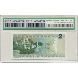 Litva, 2 litas 1993 - DAA - GDA 64 EPQ