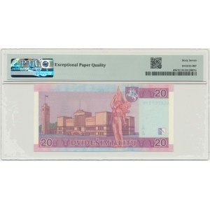 Lithuania, 20 Litu 2001 - AG - PMG 67 EPQ