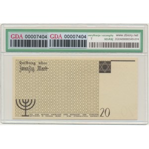 20 Mark 1940 - no. 1 without watermark - GDA 67 EPQ