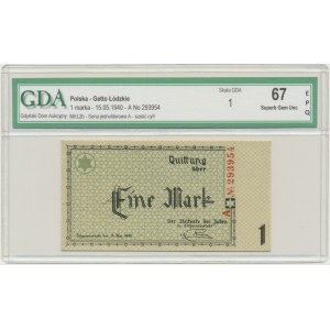 1 Mark 1940 - A - 6 digit series - GDA 67 EPQ