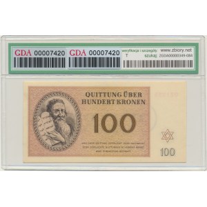 Czechosłowacja (Getto Terezin), 100 koron 1943 - GDA 64 EPQ