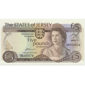 Jersey, 5 funtów (1976-88)