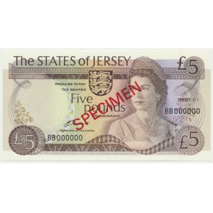 Jersey, 5 Pounds ND - SPECIMEN -