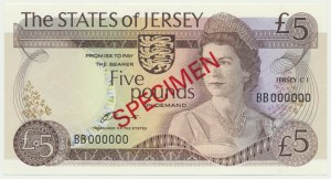 Jersey, £5 ND - MODEL -.