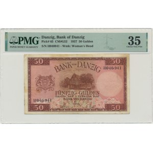 Danzig, 50 guldenov 1937 - H - PMG 35
