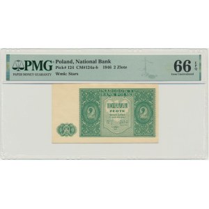 2 Gold 1946 - PMG 66 EPQ