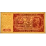 100 złotych 1948 - HF - PMG 64 EPQ - papier prążkowany