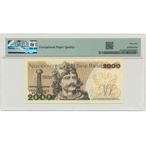 2.000 złotych 1982 - CE - PMG 66 EPQ - ostatnia seria rocznika