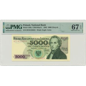5.000 złotych 1982 - BY - PMG 67 EPQ