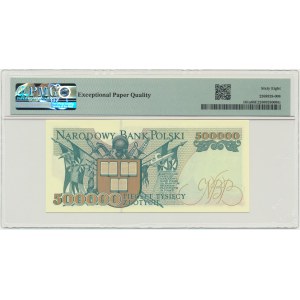 500.000 złotych 1993 - Z - PMG 68 EPQ - ostatnia seria rocznika