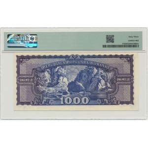 Rumunsko, 1 000 lei 1950 - PMG 63