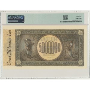 Roumanie, 5 millions de lei 1947 - PMG 64