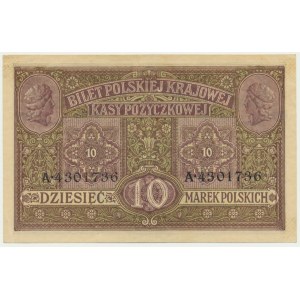 10 marks 1916 - General - tickets -.