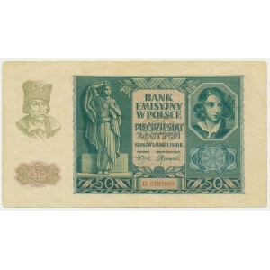 50 Zloty 1940 - D -