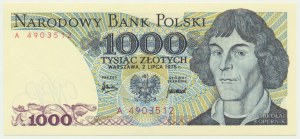 1.000 złotych 1975 - A -