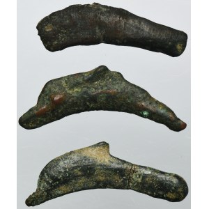 Set, Greece, Olbia, Dolphines (3 pcs.)