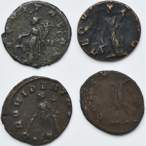 Satz, Römisches Reich, Antoninian (4 Stück).