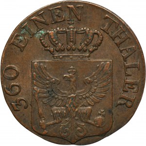 Niemcy, Królestwo Prus, Fryderyk Wilhelm IV, 1 Fenig Aurich 1842 D - ex. Dr. Max Blaschegg