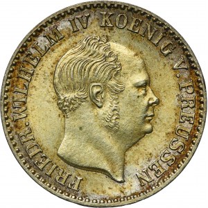 Allemagne, Royaume de Prusse, Frédéric Guillaume IV, 2 1/2 Silber groschen Berlin 1855 A - ex. Max Blaschegg