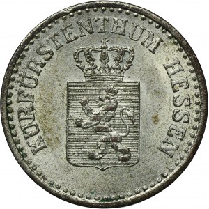 Německo, Hesenské kurfiřtství, Fridrich Vilém I., 1 Silber groschen Kassel 1861 - ex. Dr. Max Blaschegg
