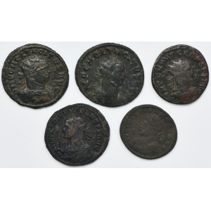 Set, Roman Imperial, Antoniniani and follis (5 pcs.)