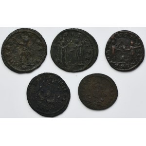 Set, Roman Imperial, Antoniniani and follis (5 pcs.)