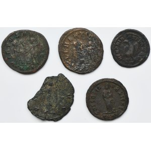 Set, Roman Imperial, Antoniniani and follis (5 pcs.)