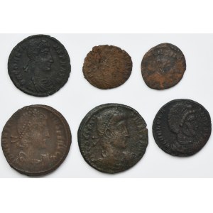 Set, Römisches Reich, Follis (5 Stück).