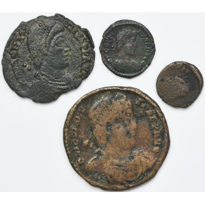 Set, Römisches Reich, Bronzen (4 Stück).