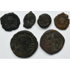 Satz, Byzantinisches Reich, Bronzen (6 Stück)