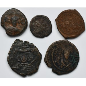 Set, Byzantine Empire, AE (5 pcs.)