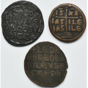 Set, Byzantine Empire, AE (3 pcs.)