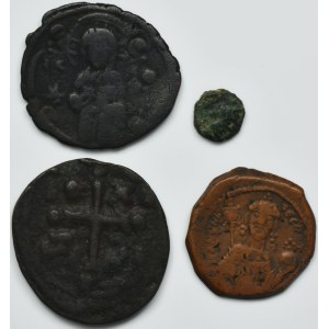 Satz, Byzantinisches Reich, Bronzen (4 Stück).