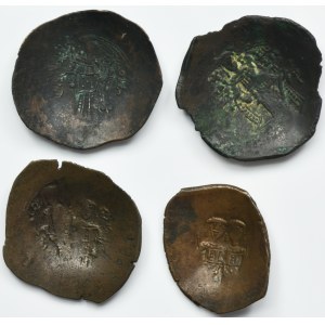 Set, Byzantine Empire, AE Trachy (4 pcs.)