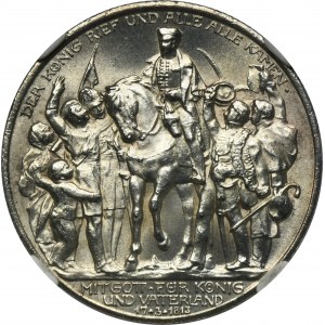 Niemcy, Królestwo Prus, Wilhelm II, 2 Marki Berlin 1913 A