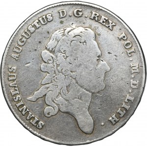 Poniatowski, Thaler Varšava 1777 EB - LITH - RARE