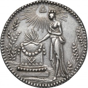 Francúzsko, medaila slobodomurárskej lóže 1805
