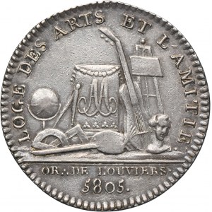 France, Medal of Masonic Lodge 1805