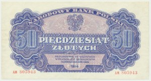 50 złotych 1944 ...owym - AM -