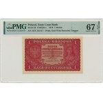 1 marka 1919 - I Serja GN - PMG 67 EPQ