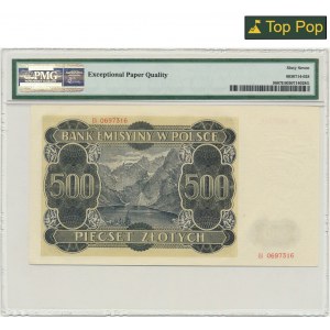 500 gold 1940 - B - PMG 67 EPQ