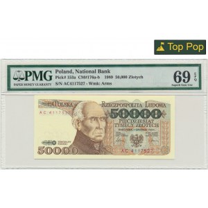 50.000 zl 1989 - AC - PMG 69 EPQ