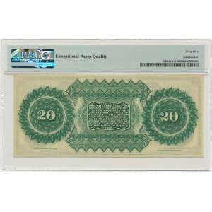 USA, Confederate States America, Karolina Północna, 20 dolarów 1872 - PMG 65 EPQ