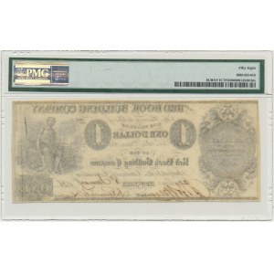 USA, Confederate States America, New York, 1 Dollar 1830 - PMG 58