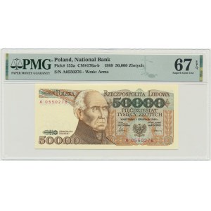 50.000 złotych 1989 - A - PMG 67 EPQ