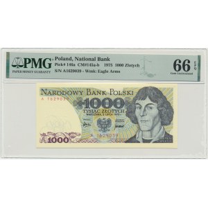 1.000 złotych 1975 - A - PMG 66 EPQ