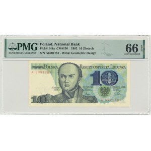 10 złotych 1982 - A - PMG 66 EPQ