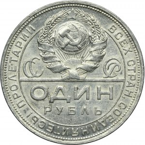 Russia, RSFSR, 1 Rouble Petersburg 1924 П•Л