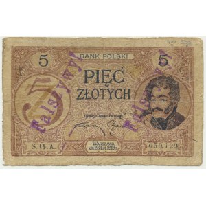 5 zloty 1919 - S.14.A - period forgery